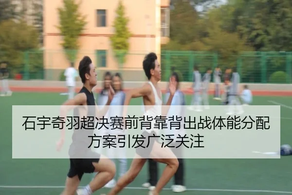 石宇奇羽超决赛前背靠背出战体能分配方案引发广泛关注
